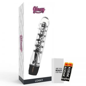 Glossy Lenny Vibrator Black Classic Vibrators | SEX Shop Ireland