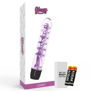 Glossy Lenny Vibrator Purple Classic Vibrators | SEX Shop Ireland