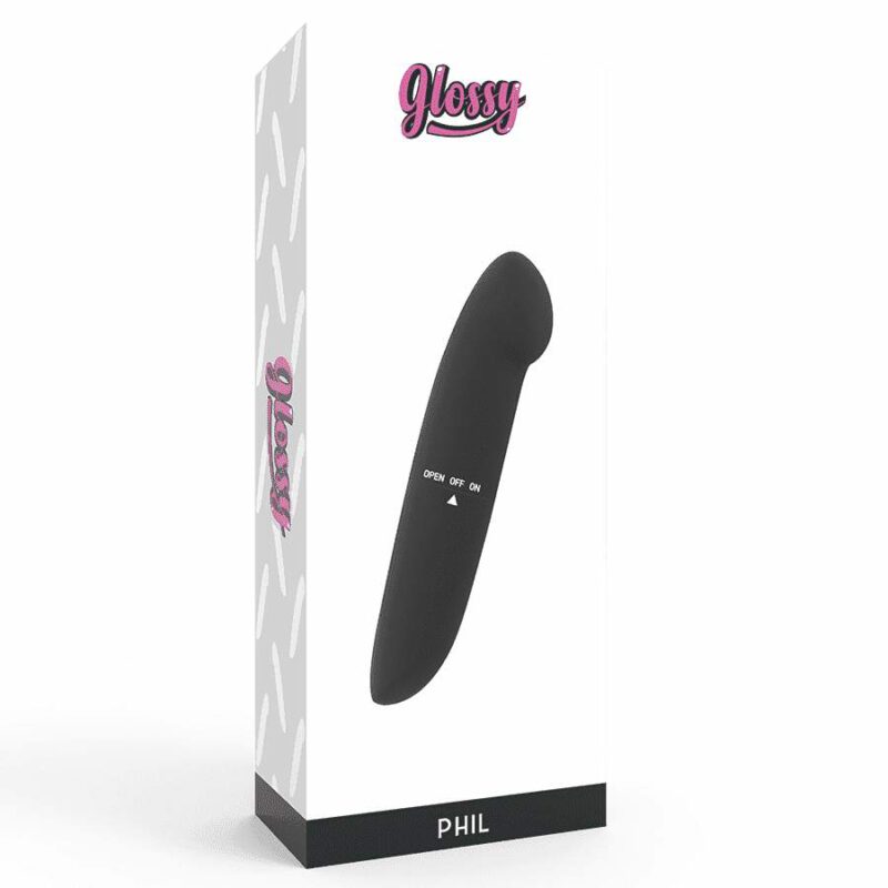 Glossy Phil Vibrator Black Clitoral Stimulators | SEX Shop Ireland 6
