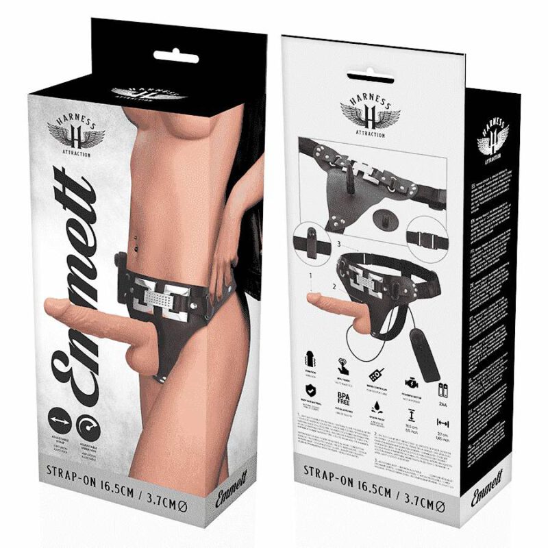Harness Attraction Emmett Deluxe Flesh 16.5  X 3.7cm Sex Toys | SEX Shop Ireland 12