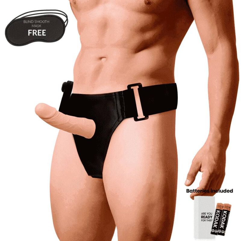 Harness Attraction Marcos  Strap-on Hollow Extender  Vibrator 15 X 5 Cm Penis Extenders & Sleeves | SEX Shop Ireland 4