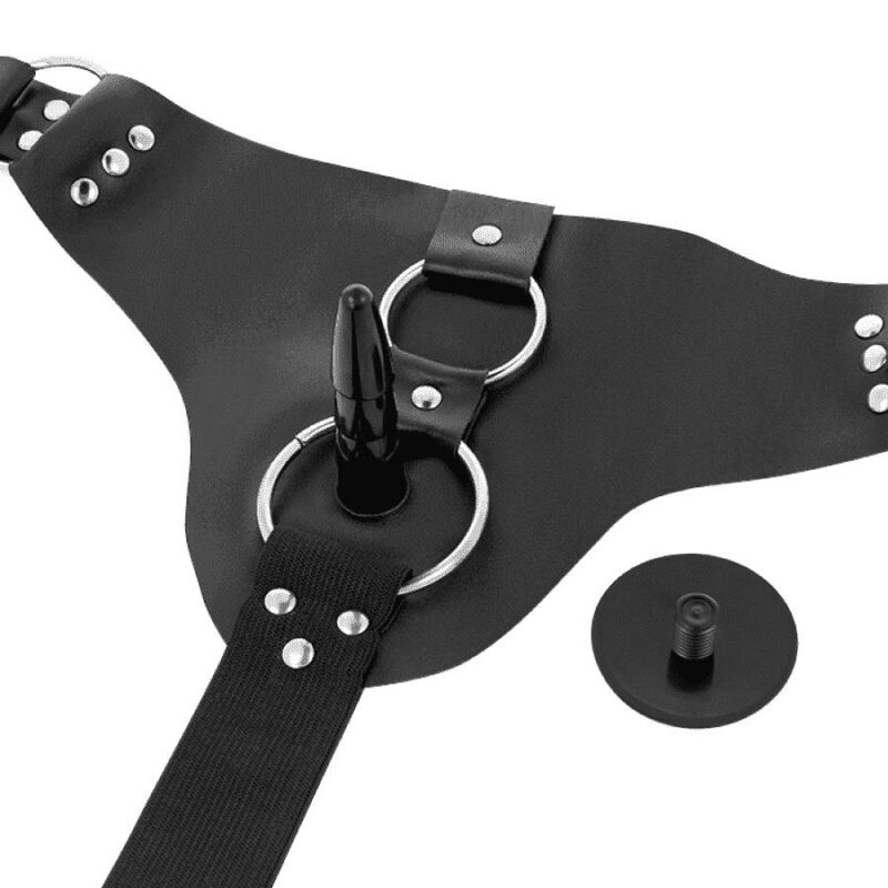 Harness Attraction Murdock 1 + 1 Dong  Flesh 19.8 + 15cm   X 4cm Sex Toys | SEX Shop Ireland 7