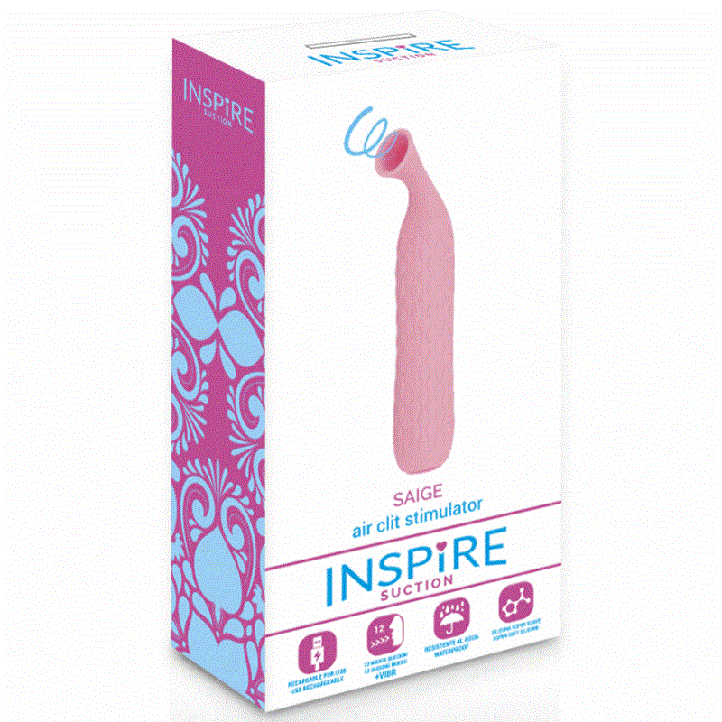 Inspire Suction Saige Pink Clitoral Stimulators | SEX Shop Ireland 4 Inspire Suction Saige Pink Clitoral Stimulators | SEX Shop Ireland 4