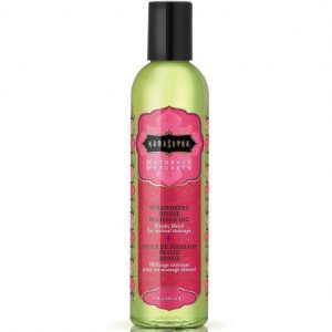 Kamasutra Naturals Massage Oil Strawberry Arousal & Foreplay Essentials | SEX Shop Ireland
