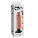 King Cock – 6″- 15.24 Cm Vibrating Cock Flesh Clitoral Stimulators | SEX Shop Ireland 12
