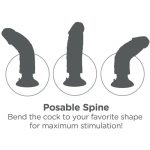 King Cock – 6″- 15.24 Cm Vibrating Cock Flesh Clitoral Stimulators | SEX Shop Ireland 17