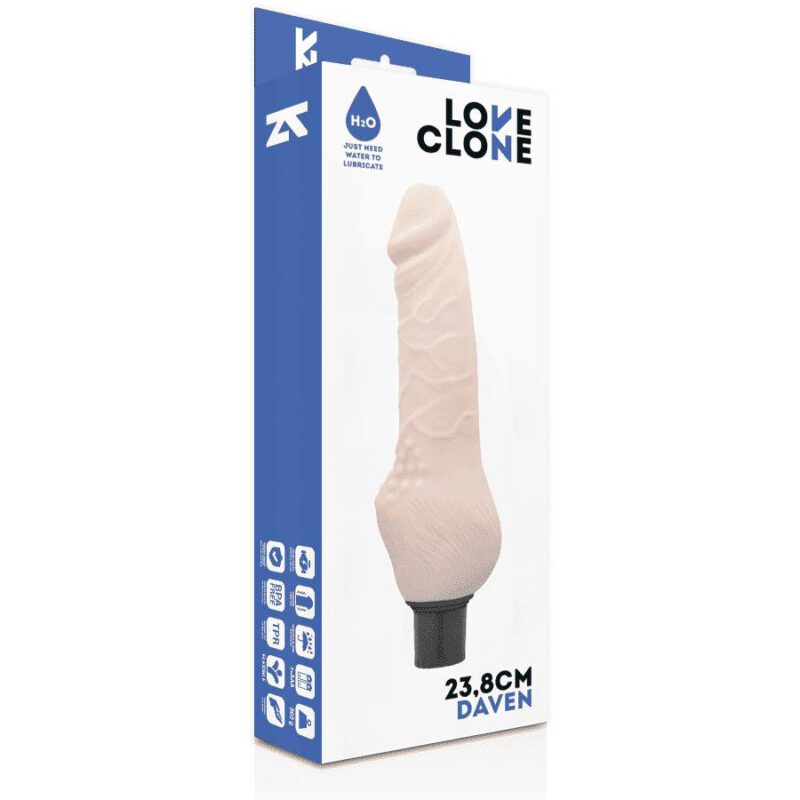Loveclone Daven Self Lubrication Dong Flesh 23.8 Cm Classic Vibrators | SEX Shop Ireland 7