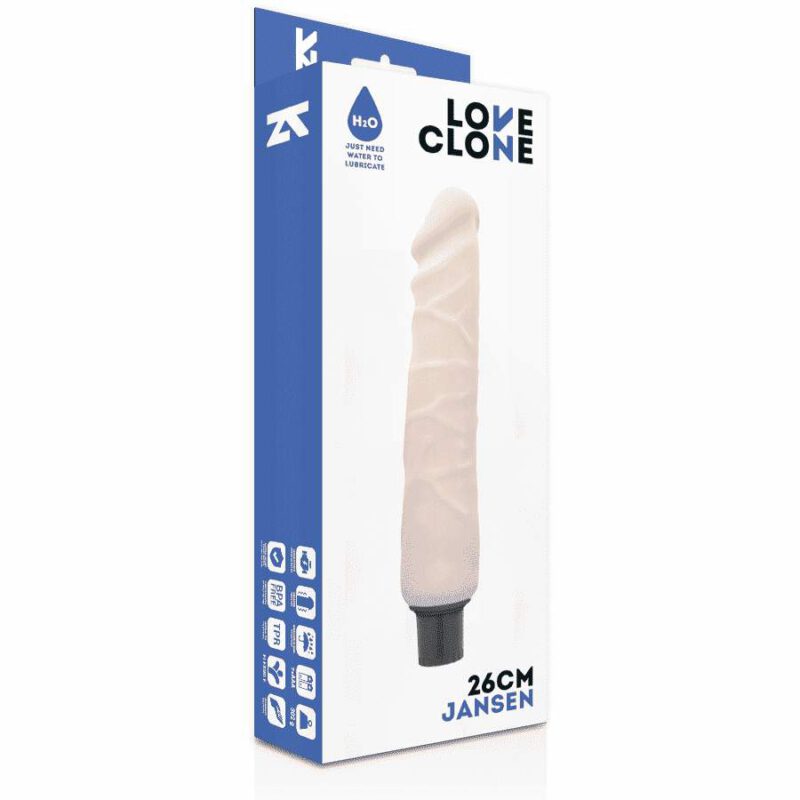 Loveclone Jansen  Self Lubrication Dong Flesh 26cm Classic Vibrators | SEX Shop Ireland 7