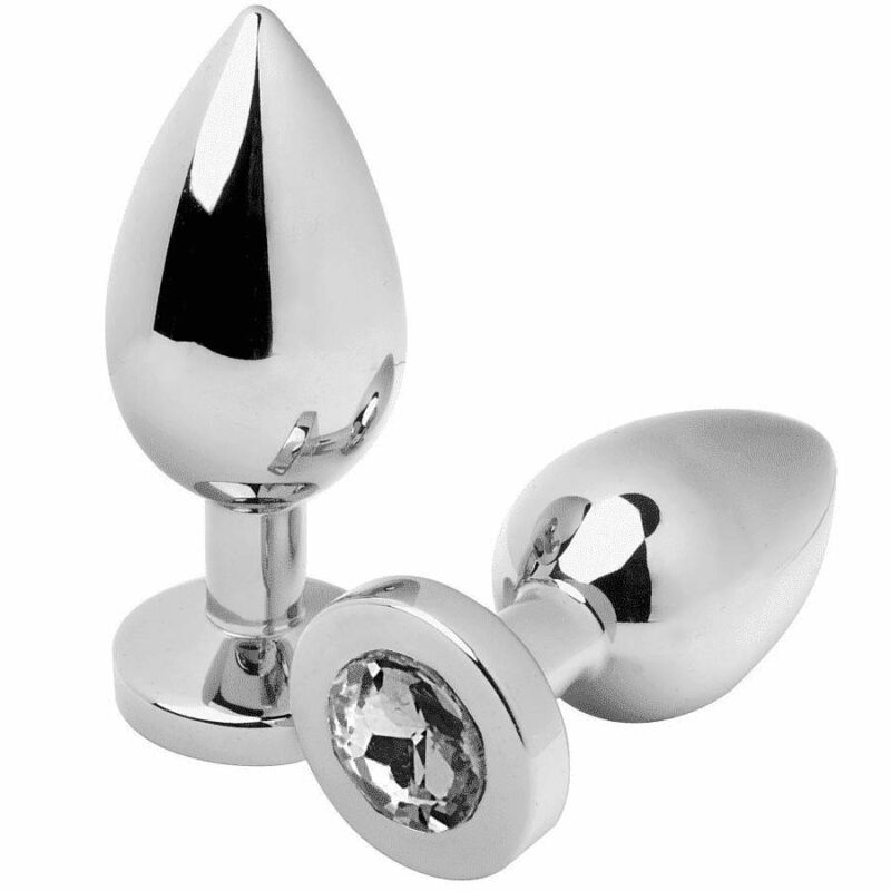 Metalhard Anal Plug Diamond Clear Small 5.71cm Butt Plugs | SEX Shop Ireland 4