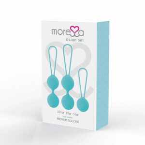 Moressa Osian Set Premium Silicone  Turquoise Balls, eggs and bullets | SEX Shop Ireland 3