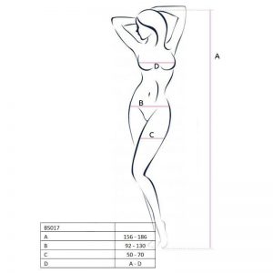 Passion Woman Bs017 Bodystocking White One Size Bodystocking | SEX Shop Ireland 3