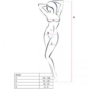 Passion Woman Bs020 Bodystocking White One Size Bodystocking | SEX Shop Ireland 3