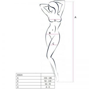 Passion Woman Bs024 Bodystocking White One Size Bodystocking | SEX Shop Ireland 3