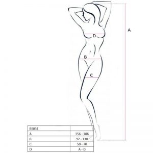 Passion Woman Bs031 Bodystocking Red One Size Bodystocking | SEX Shop Ireland 3