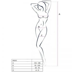 Passion Woman Bs032 Bodystocking Red One Size Bodystocking | SEX Shop Ireland 3