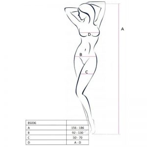 Passion Woman Bs036 Bodystocking Red One Size Bodystocking | SEX Shop Ireland 3