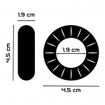 Powering Super Flexible And Resistant Penis Ring 4.5cm Pr07 Clear Cock Rings | SEXstore.ie 13