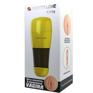 Pretty Love Kitty Golden Masturbador Vagina 2 Fleshlights | SEX Shop Ireland