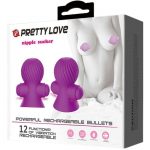 Pretty Love Stimulating Nipple Suckers 12 Modes Of Vibration Purple BDSM Toys & Accessories | SEX Shop Ireland 19