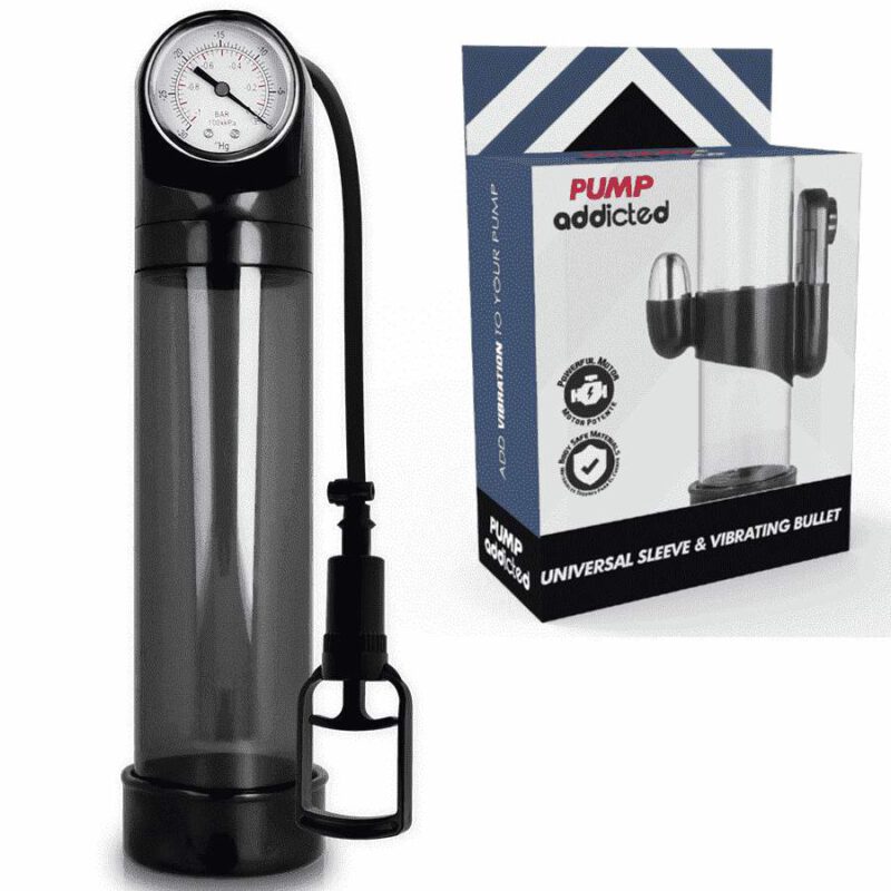 Pump Addicted Rx9 Black Vibrator Penis Pumps | SEX Shop Ireland 4