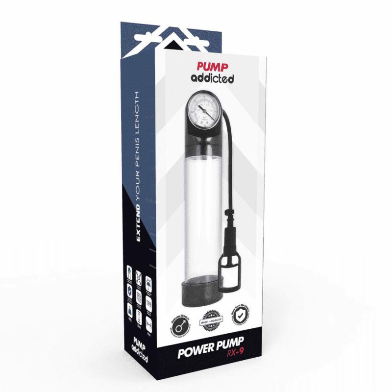 Pump Addicted Rx9 Transparent Penis Pumps | SEX Shop Ireland 9