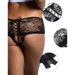 Queen Lingerie Open Back Floral Lace Panties S/m Fashion & Lingerie | SEX Shop Ireland 9