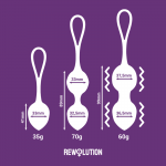 Rewolution Rewobeads Vibrating Balls Remote Control With Watchme Technology Remote Control Vibrators | SEX Shop Ireland 19