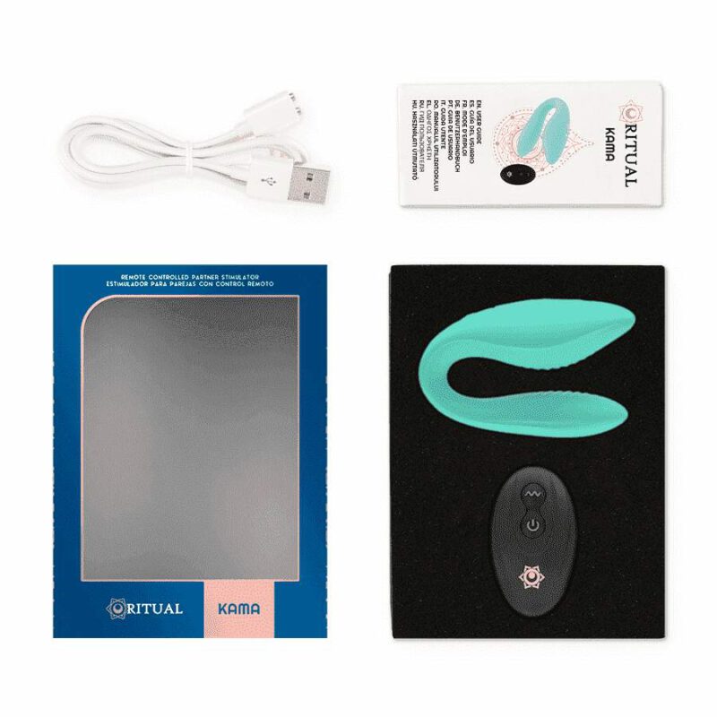 Rithual Kama Remote Couples Massager Aqua Clitoral Stimulators | SEX Shop Ireland 8