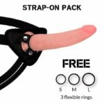 Rockarmy Harness + Dual Density Crusader 21,5cm Strap-Ons | SEX Shop Ireland 20