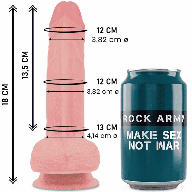 Rockarmy Liquid Silicone Premium Mustang Realistic 18cm Anal Dildo | SEX Shop Ireland 7