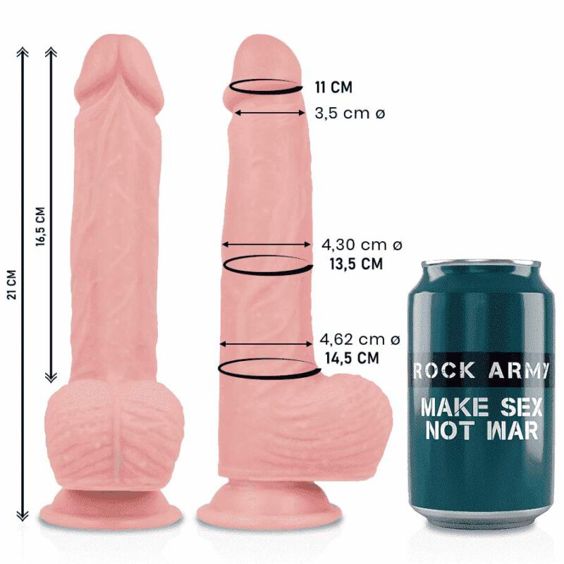 Rockarmy Liquid Silicone Premium Spitfire Realistic 21cm Anal Dildo | SEX Shop Ireland 9