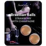 Secret Play  Strawberry And Champagne Brazilian Balls Set Flavours Lubes | SEX Shop Ireland 6