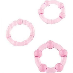Sevencreations Stay Hard Pink Cock Rings | SEX Shop Ireland
