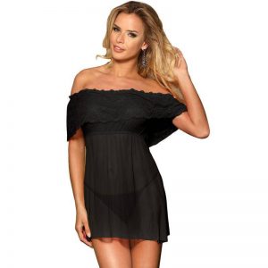 Subblime Short Dress + Thong Black S/m Fashion & Lingerie | SEX Shop Ireland