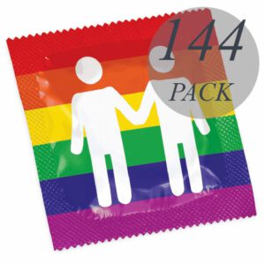 Through Format Gay Pride 144 Pack All Condom Box Sizes | SEX Shop Ireland