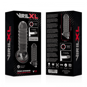 Virilxl Penis Extender Extra Comfort Sleeve V15 Black Penis Extenders & Sleeves | SEX Shop Ireland 3