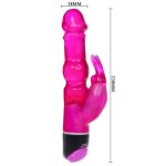 Waves Of Pleasure Fantasy Vibe Pink 23 Cm Rabbit Vibrators | SEX Shop Ireland 17