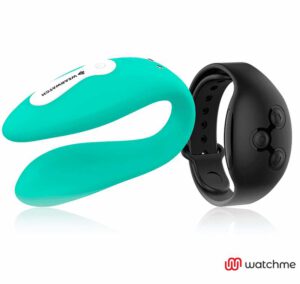 Wearwatch Dual Pleasure  Wireless Technology Watchme Aquamarine / Jet Black Clitoral Stimulators | SEX Shop Ireland 3