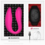 Wearwatch Dual Pleasure  Wireless Technology Watchme Fuchsia / Jet Black Clitoral Stimulators | SEX Shop Ireland 16