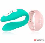 Wearwatch Dual Pleasure  Wireless Technology Watchme Light Aquamarine / Coral Clitoral Stimulators | SEX Shop Ireland 12