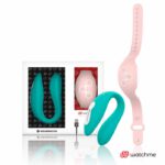 Wearwatch Dual Pleasure  Wireless Technology Watchme Light Aquamarine / Coral Clitoral Stimulators | SEX Shop Ireland 11
