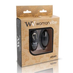 Womanvibe Alsan Egg Remote Control Black Silicone Black Remote Control Vibrators | SEX Shop Ireland 3