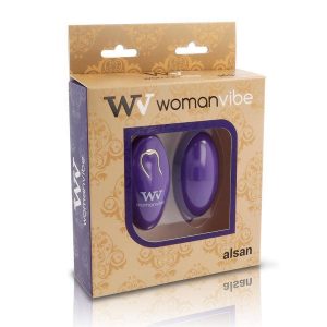 Womanvibe Alsan Egg Remote Control Black Silicone Purple Remote Control Vibrators | SEX Shop Ireland 3