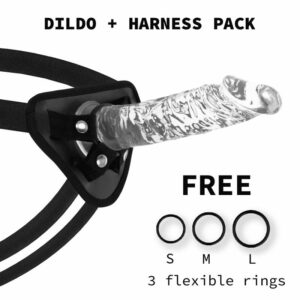 Xray Harness + Clear Cock  21 Cm X 4 Cm Sex Toys | SEXstore.ie