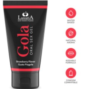 Luxuria Oral Sex Gel Strawberry Flavor 30 Ml Flavours Lubes | SEX Shop Ireland
