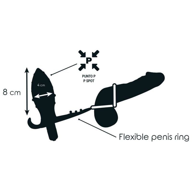 Addicted Toys Anal Plug With Double Black Ring Sex Toys | SEX Shop Ireland 5