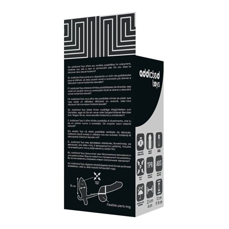 Addicted Toys Anal Plug With Double Black Ring Sex Toys | SEX Shop Ireland 8