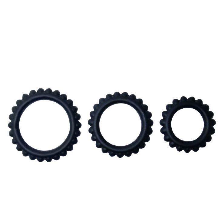 Baile  Titan Set 3pcs Cock Ring Black 2.8 + 2.4 + 1.9 Cm Cock Rings | SEX Shop Ireland 4 Baile  Titan Set 3pcs Cock Ring Black 2.8 + 2.4 + 1.9 Cm Cock Rings | SEX Shop Ireland 4