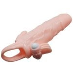 Brave Man Penis Cover With Clit And Anal Stimulation Flesh 16.5 Cm Penis Extenders & Sleeves | SEX Shop Ireland 18