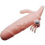 Brave Man Penis Cover With Clit And Anal Stimulation Flesh 16.5 Cm Penis Extenders & Sleeves | SEX Shop Ireland 19